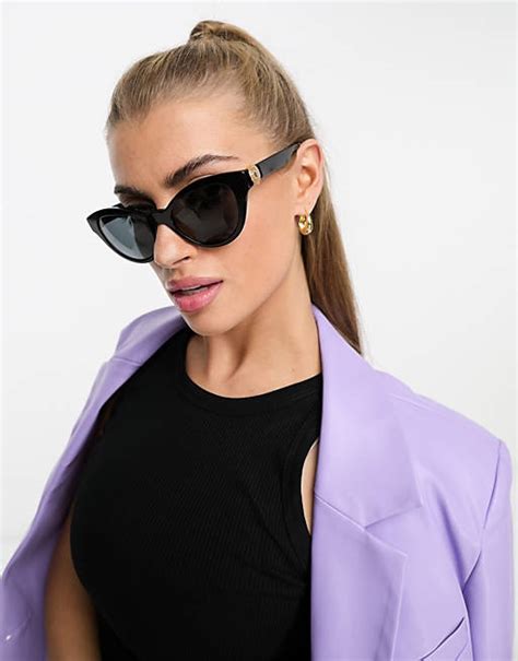 cat eye shape versace sunglasses|oversized Versace sunglasses women.